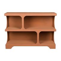 Terakotos spalvos knygų spinta 120x85x37 cm Dundee – Dutchbone