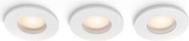 Hue Adore Recessed Ceiling Light, White, GU10, 3x4.2W, 400 lm, IP44 White Ambiance, 3 pcs. 929004611501 | 8721103073020