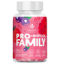 Guminukai imunitetui IMUNO PRO-BIOTICS FAMILY, 60 vnt. (Dabar -30%)