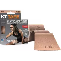 KT Tape GENTLE kineziologinis teipas jautriai odai, sukarpytas, kūno spalvos, medvilninis