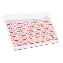 Belaidė bluetooth klaviatūra - rožinė