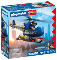 PLAYMOBIL  Police Helicopter with Radar Function 72080