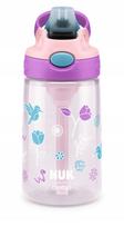 Puodelis su snapeliu Nuk Contigo Easy Straw, 420 ml, 6+ mėn., plastikas, rožinė sp.