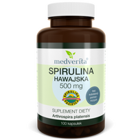 Medverita Hawaiian Spirulina Pacifica 500 mg 100 caps