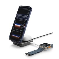 Įkroviklis Spigen Essential MagSafe 2-in-1+C Wireless Charger EF302MOQ, black