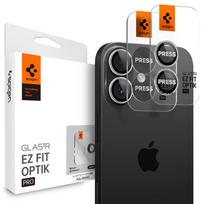Spigen Glass tR EZ Fit Optik Pro 2 Pack, silver - iPhone 17