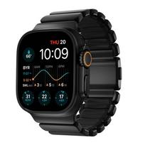 Apyrankė Apyrankė Nomad Stratos Band, black titanium, black FKM - AW 45/46/49mm