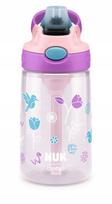 Puodelis su snapeliu Nuk Contigo Easy Straw, 420 ml, 6+ mėn., plastikas, rožinė sp.