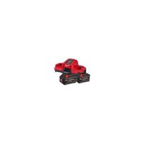 MEZESTAW01+ORGGŁ MILWAUKEE RINKINYS: 2 X M12 B6 AKUMULIATORIAI, M12-18 FC ĮKROVIKLIS IR PACKOUT™ GILUMINIS ORGANIZATORIUS