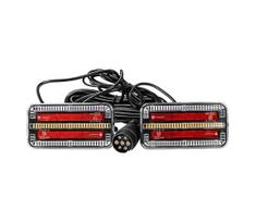 KOMPLEKTAS 2x LED Priekabos žibintas 12m laidas LED/12-24V IP65