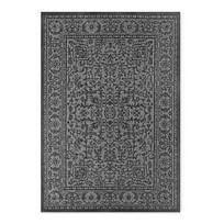 Juodos ir baltos spalvos lauko ir vidaus kilimas 160x230 cm Duet Kona – NORTHRUGS