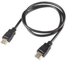 Kabelis Lanberg CCS HDMI A male, HDMI A male, 1.8 m, juoda sp.