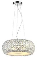 Krištolinis sietynas kabinamas AZzardo Sophia 6 AZ0697, E14, 6 x 40 W, skaidri sp., 19 x 52 cm