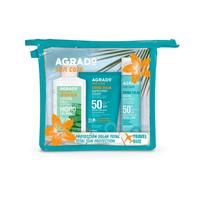 Losjonas įdegio priežiūrai veidui Agrado Travel Kit Toiletry Bag SPF50