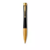 PARKER rašiklis TWIST URBAN Muted Black G.C. mėlynas M dovanų dėžutėje
