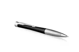 PARKER rašiklis TWIST URBAN Muted Black C.C. mėlynas M dovanų dėžutėje
