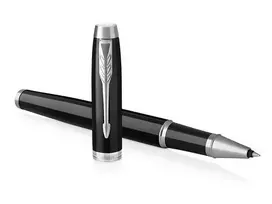 PARKER Rollerball IM    Juodas lakuotas                 F moterims Dovanų dėžutė