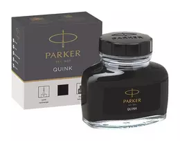 „PARKER rašalo buteliukas QUINK, juodas, 57 ml“