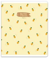 Sąsiuvinis Lastva Pastel Fruits, langeliais, A5, 12 lapų, (spalva/dizainas parenkami atsitiktine tvarka)
