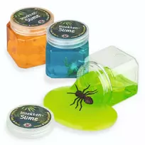 Zoologija - Gleivė (slaimas) su vabzdžiu (125 g) (1 vnt., 3 dizainai)