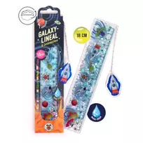 Space Adventure - Kosminė liniuotė ir knygos skirtukas (18 cm)