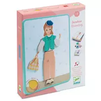 Djeco Mediniai magnetai ir metalinė dėžutė - Apranga DJ03073