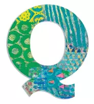 Djeco medinė raidė - Q DD04826