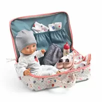 Baby Pomea - Lėlės Djeco Vanille lagaminas DJ07866