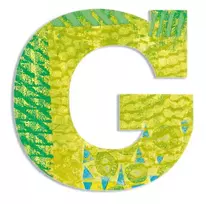 Djeco medinė raidė - G DD04816