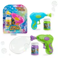 Muilo burbulų pistoletas + skystis (45 ml) (1 vnt., 3 dizainai)