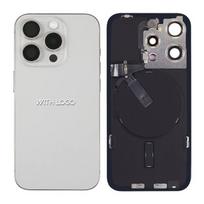 Galinis dangtelis iPhone 15 Pro Max / White Titanium / (visos dalys) / OEM
