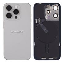 Galinis dangtelis iPhone 15 Pro / Natural Titanium / (visos dalys) / OEM