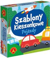 Piešimo rinkinys Alexander Szablony Kieszonkowe Pojazdy, įvairių spalvų