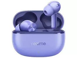 Belaidės ausinės Realme T200 Lite violetinės spalvos