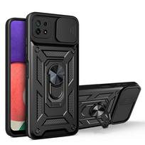 Defender Slide dėklas telefonui Samsung Galaxy A22 5G juodas