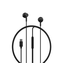 Devia laidinės ausinės Smart M2 Digital Metal USB-C juodos