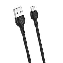 XO USB–Lightning laidas NB200, 1,0 m, 2,1 A, juodas