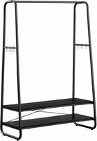 Songmics Drabužių stovas, 100x45x160 cm, juodas