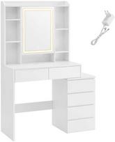 Songmics Tualetinis staliukas, 97.5x40x145 cm, balta