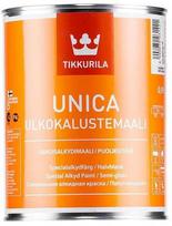 Universalūs dažai Tikkurila, pusiau matiniai, 0,9 l, tikkurila Unica C 0,9 l alkidiniai dažai medienai / metalui, skirti tik tonavimui