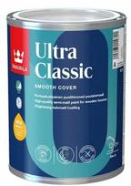 Dažai mediniams fasadams Tikkurila Ultra Classic C, vandens pagrindo, pusiau matiniai, 0,9 l