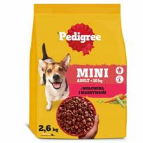 Pedigree Adult Mini mažiems šunims su jautiena ir daržovėmis, 2,6 kg