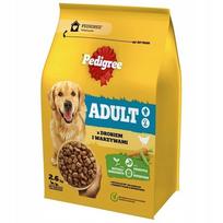 PEDIGREE® Adult 2,6 kg su paukštiena ir daržovėmis – visavertis sausas maistas suaugusiems didelių ir vidutinių veislių šunims