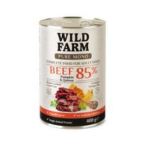 WILD FARM PURE MONO Jautiena, moliūgai ir kvinoja 400 g vienos rūšies baltymų šunų maistas