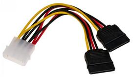 Adapteris Akyga SATA x 2, Molex, 0.15 m