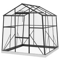 Aliuminio šiltnamis 3,68 m² - 192 x 192 x 204 cm