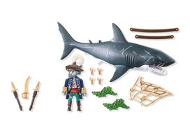 Playmobil - Giant Shark with Pirate (71793)