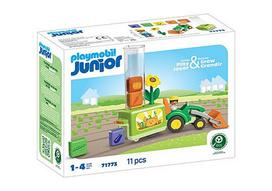 PLAYMOBIL - Junior: Tractor with Load and Drop Planter (71773)