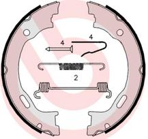 BREMBO Rankinio stabdžio kaladėlių komplektas ESSENTIAL LINE S 50 515