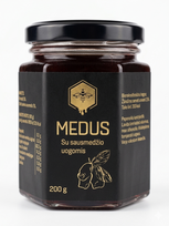Medus su sausmedžio uogomis